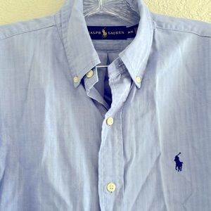 Ralph Lauren Button Down Baby blue shirt